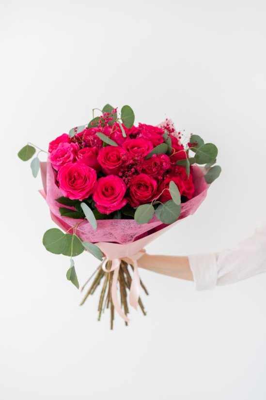 Růžová elegance - Počet: 7 kusů