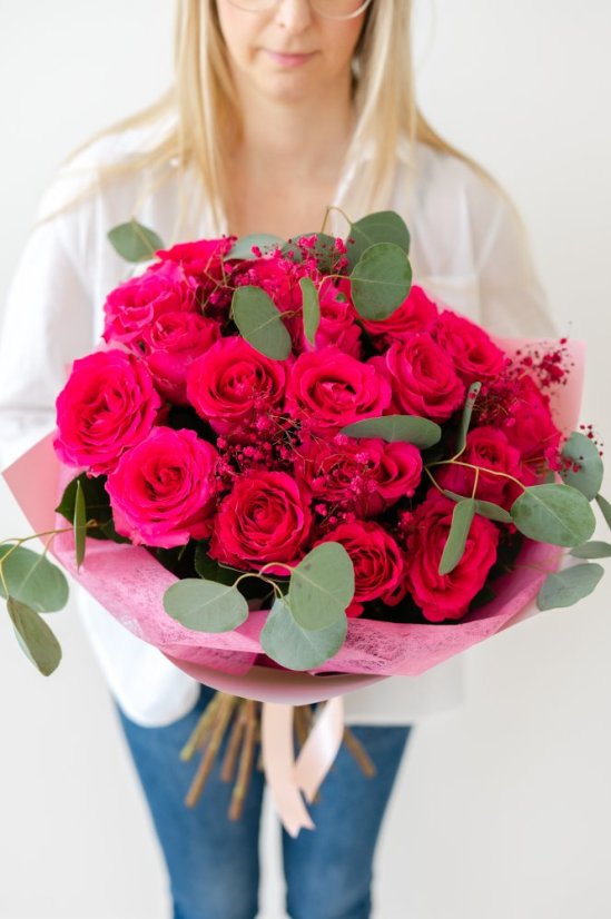 Růžová elegance - Počet: 7 kusů